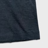 Vintage 90s Blank Pocket T Shirt Mens XL Black Single Stitch Faded Distressed Tee