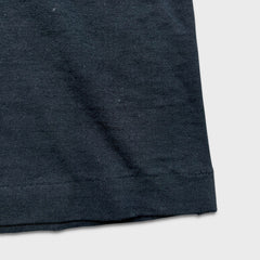 Vintage 90s Blank Pocket T Shirt Mens XL Black Single Stitch Faded Distressed Tee
