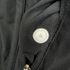 Lululemon Tracker Short V *4" Womens Size 4 Black Low Rise Athletic Lightweight