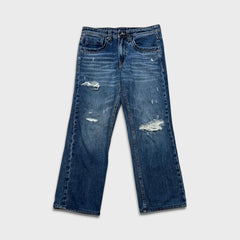 Diesel Jeans Mens 32x28 Blue Only The Brave Distressed Regular Straight Medium Wash Denim Pants