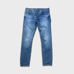 Levi's Skinny Taper Jeans Mens 36x32 Blue Medium Wash Skinny Taper Stretch Denim Pants