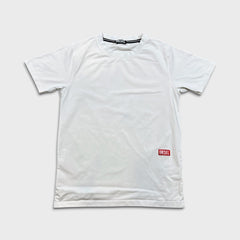 Diesel T Shirt Mens Medium White Grunge Short Sleeve Graphic Tee