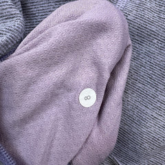 Lululemon Full Tilt Sweatshirt Womens Size 8 Gray 1/4 Zip Sportswear 3M Pullover