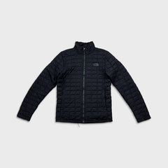 The North Face ThermoBall Eco Jacket Mens Small Black Puffer Insulated Full Zip