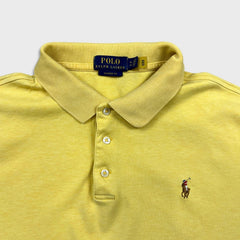 Polo Ralph Lauren Shirt Mens XL Yellow Pony Classic Fit Preppy Short Sleeve