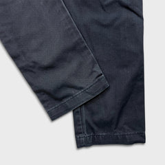 Dickies Pants Mens 34x28 Black Skinny Straight Workwear Casual Chino Trousers