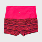 Lululemon Boogie Shorts (Roll Down) Womens Size 6 Pink Yoga Athletic Sports