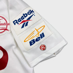 Vintage 90s Rawlings Cito Gaston Baseball Ontario Academy Jersey Mens Large White USA MLB