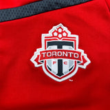 Vintage 2009 Adidas Toronto FC Track Top Mens Small Red 1/4 Zip Sweatshirt