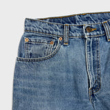 Vintage 90s Levi's 550 Jeans Men 27x32 Blue Relaxed Fit Tapered Leg Medium Wash Pants