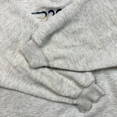 Vintage 90s Fila Sweatshirt Mens XL Gray Athletic 1/4 Zip Spell Out Pullover