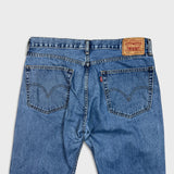 Vintage Y2K Levi's 505 Jeans Mens 36x30 Blue Regular Straight Fit Light Wash Denim Pants