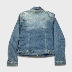 Vintage 90s Tommy Hilfiger Denim Jacket Womens XS Blue Western Trucker
