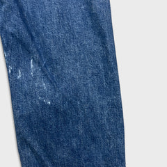 Levi's 505 Jeans Mens 38x30 Blue Regular Fit Straight Leg Medium Wash Denim Pants