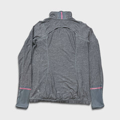 Lululemon Pace Pusher 1/2 Zip Womens Size 8 Gray Athletic Yoga Track Top
