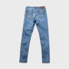 Levi's 720 Jeans Womens 30x30 Blue High Rise Super Skinny Faded Slim Leg Denim Pants
