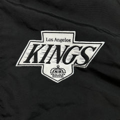 Vintage 90s Jeff Hamilton Los Angeles Kings Jacket Mens Large Reversible NHL Hockey Varsity