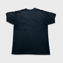 Vintage 90s Blank Pocket T Shirt Mens XL Black Single Stitch Faded Distressed Tee