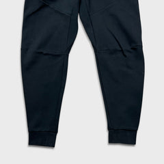 Nike Sportswear Sweatpants Mens Small Black Tech Fleece Swoosh Taper Leg Jogger