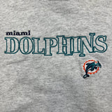 Vintage 90s Miami Dolphins Sweatshirt Mens XL Gray NFL Football Pullover Crewneck