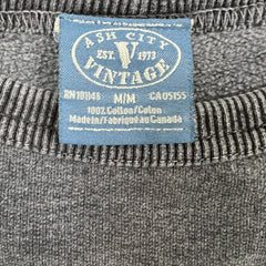 Vintage 90s Miramichi Fishing Sweatshirt Mens Medium Gray Stone Washed Pullover