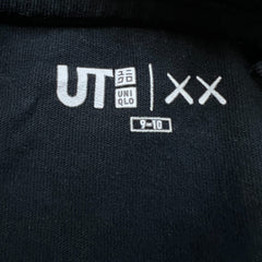 FW23 KAWS x Uniqlo UT Short Sleeve Graphic T Shirt Youth XS Black Companion Tee