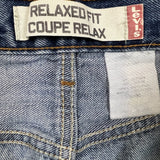 Vintage Y2K Levi's 550 Jeans Mens 32x27 Blue Relaxed Fit Straight Leg Medium Wash Baggy Denim Pants