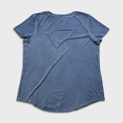 Lululemon Love Tee Fade V Shirt Womens XL Blue Relaxed Short Sleeve Tee