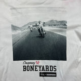 Stussy x NEIGHBORHOOD Boneyards II Conspiracy T Shirt Mens Medium White Tee