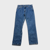 Levi's 516 Jeans Mens 36x34 Blue Slim Straight Leg Medium Wash Denim Pants