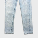 Levi's 502 Jeans Mens 33x34 Blue Regular Taper Fit Stretch Light Wash Denim Pants