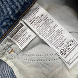 Levi's '94 Baggy Jeans Womens 32x31 Blue Loose Relaxed Fit Distressed Light Wash