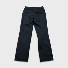 Lululemon ABC Classic Fit 5 Pocket Pants Mens 34x34 Black Pinstripe Trousers