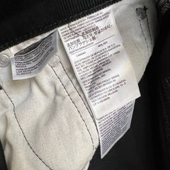 Levi's 502 Pants Mens 32x32 Black Corduroy Tapered Stretch Regular Fit Mid Rise