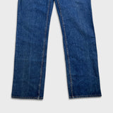 Vintage 90s Levi's 619 Jeans Mens 34x34 Slim Straight Orange Tab Medium Wash Denim Pants