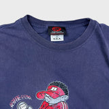 Vintage 90s School Of Hard Knocks Long Sleeve Tee Mens 2XL Blue USA Bulldog Shirt