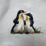 Vintage 90s Noah's Ark Sweatshirt Mens Small White Religion Graphic Pullover