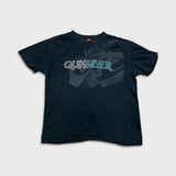 Vintage Y2K Quiksilver T Shirt Mens Large Black Faded Graphic Short Sleeve Tee