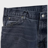 Dickies Pants Mens 36x32 Blue Faded Wash Carpenter Hammerloop Workwear Canvas