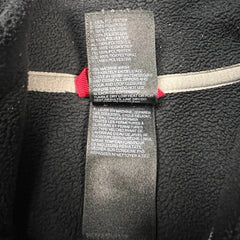 The North Face Fleece Womens Small Black Spell Out Full Zip Outdoor Jacket