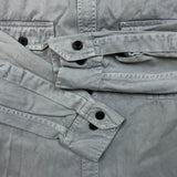 Diesel Shirt Mens Large Gray Western Long Sleeve Preppy Denim Button Up