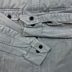 Diesel Shirt Mens Large Gray Western Long Sleeve Preppy Denim Button Up