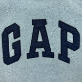 Vintage 90s Gap Fleece Mens XL Blue Spell Out Outdoor Pullover Jacket