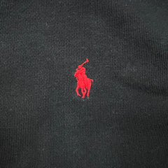 Polo Ralph Lauren Sweatshirt Mens Small Black Pony Pullover Crewneck