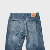 Vintage Y2K Levi's 569 Jeans Mens 36x34 Blue Loose Straight Medium Wash Faded Baggy Denim Pants