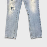 Levi's 511 Jeans Mens 34x30 Blue Slim Fit Light Wash Distressed Stretch Denim Pants
