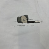KAWS x Uniqlo UT Short Sleeve Artbook Cover T Shirt Mens Large White Graphic Tee