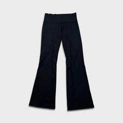 Lululemon Groove Pant Womens Large Black Flare Leg Relaxed Yoga Leggings