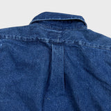 Vintage 90s Polo Country Ralph Lauren Denim Shirt Mens Large Blue Button Up