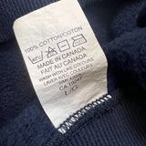 Vintage 90s Blank Sweatshirt Mens Large Blue Boxy Crewneck Pullover